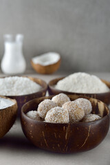 Vegan coconut truffles