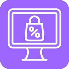 Online Sale Icon Style