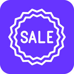 Sale Sticker Icon Style