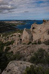 Sardegna, Italia - Sardinia, Italy - Capo d'Orso, Palau - Vertical landscape with rocks and sea