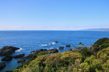 潮岬灯台からの眺め（和歌山県・串本町）