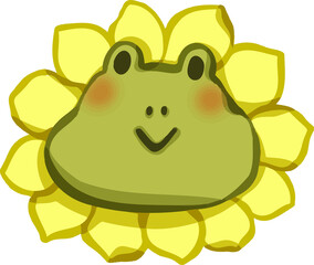 Smiling frog flower
