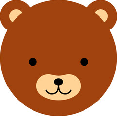 Cute Head Animal Vector