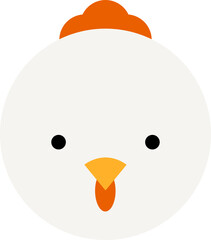 Cute Head Animal Vector