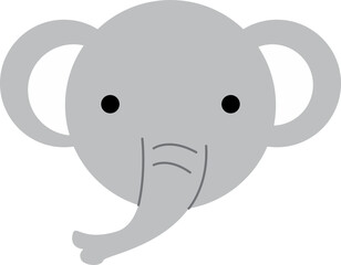 Cute Head Animal Vector