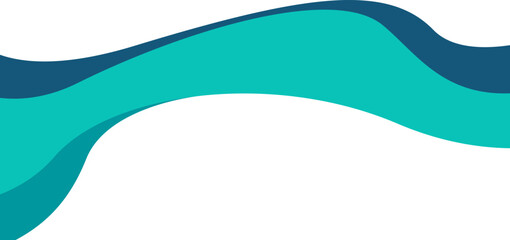 Abstract minimalist ribbon vector