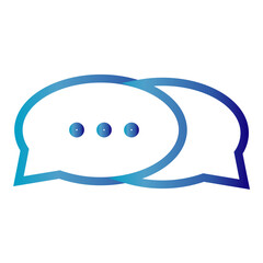 Icon Strategy Communication  Gradient Icon Vector