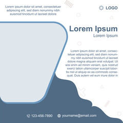 Business simple fashion sale promotion square flyer for social media banner post template
