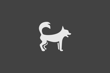 Illustration vector graphic of dog silhouette