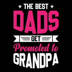 Typography Father Day T-Shirt Design Vector
