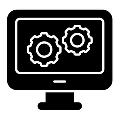 Modern design icon of system setting 