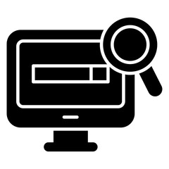 Premium download icon of search box 