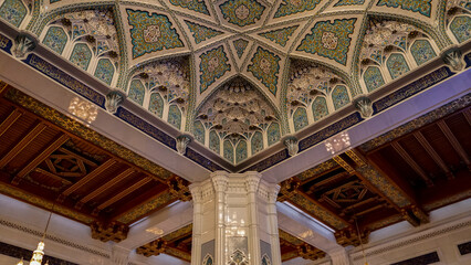 Fototapeta na wymiar The interior of the mosque