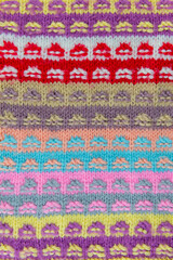 Stylish knitted wool sweater on white background. Children's wool sweater models. Wool sweater