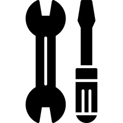 Wrench and Screw Driver   Icon