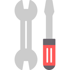 Wrench and Screw Driver   Icon