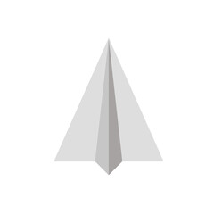 Simple paper plane icon, paper plane modern icon, simple concept of icon	