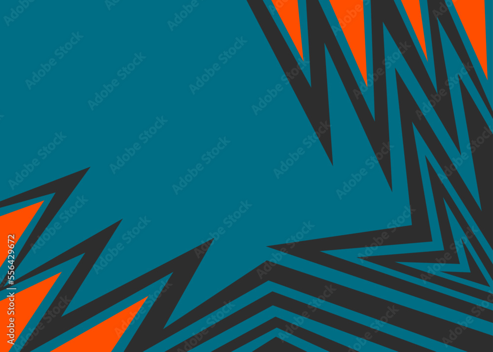 Poster abstract background with irregular lines and various pattern and with some copy space area