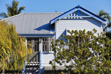 Low-set Queenslander type single house in the city centre area. Cairns-Australia-362