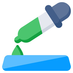 A unique design icon of dropper