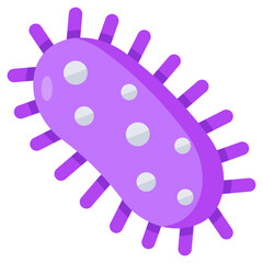Premium download icon of bacteria 