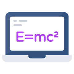 An icon design of physics formula 