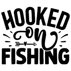 Hooked on Fishing vector file