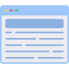Fototapeta premium Newspaper Icon