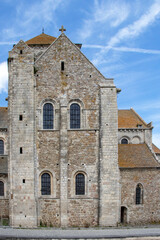 Fototapeta na wymiar Lessay. Abbaye de la Sainte-Trinité. Manche. Normandie