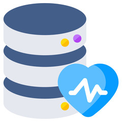 Premium download icon of server analytics 
