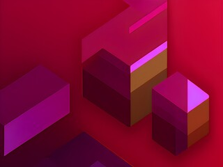 PPT template, Slide, Flyer, postcard, slide for brochure, booklet. magenta background. 