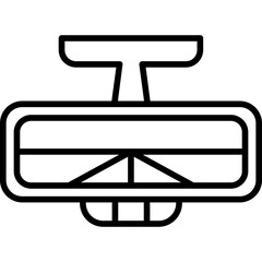 Rearview Mirror Icon
