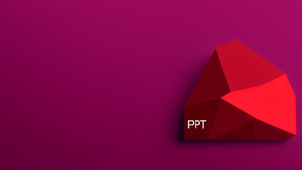 PPT template, Slide, Flyer, postcard, slide for brochure, booklet. magenta background. 