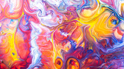 Acrylic Pour Color Liquid marble abstract surfaces Design.