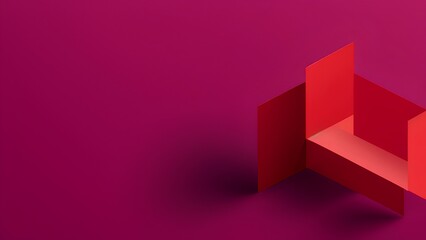 PPT template, Slide, Flyer, postcard, slide for brochure, booklet. magenta background. 