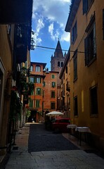 Fototapeta na wymiar street in Verona 