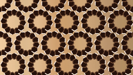 Ancient/Prehistoric Color scheme - Geometrical textured pattern with decorative ornamental illustrations for desktop, wallpaper, background, texture (Vintage, antique, art, old, retro, floral)