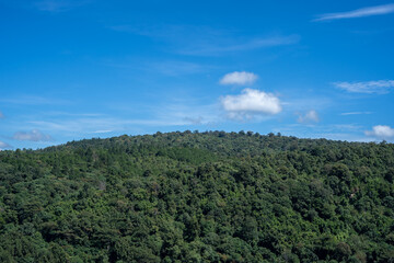 Fototapeta na wymiar Mountain view at Doi Inthanon National Park, Chiang Mai, Thailand