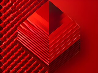 Obraz premium PPT template, Slide, Flyer, postcard, slide for brochure, booklet. Chinese red, red, background. 