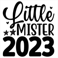 Little Mister 2023 vector file