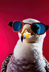 party gull was glasses new yaar's eve celebration