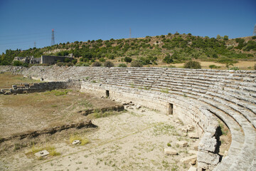 Stadium of Perge Ancient City in Antalya, Turkiye