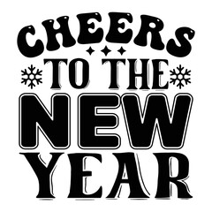 cheers to the new year vector file