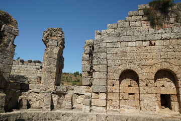 Perge Ancient City in Antalya, Turkiye