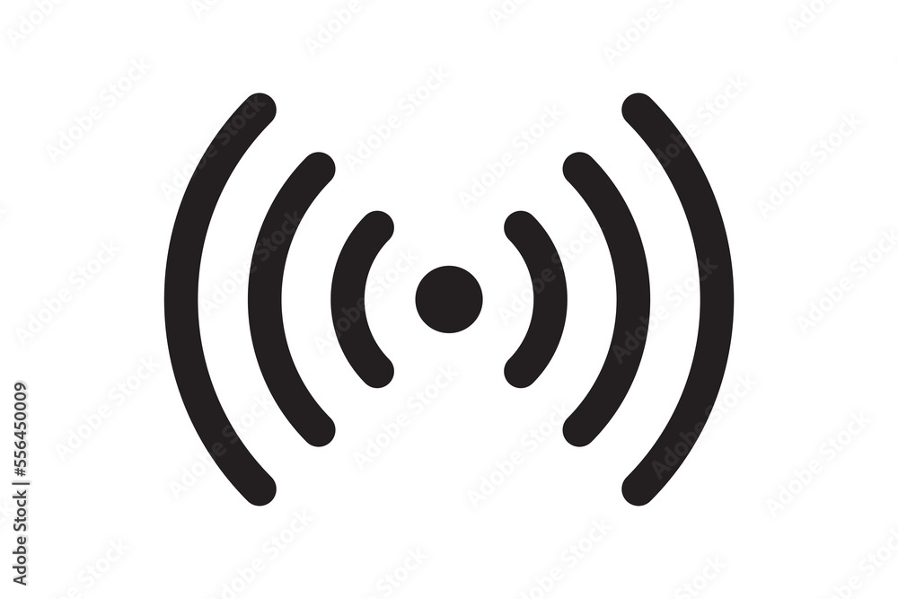 Poster wi fi symbol signal connection. vector wireless internet technology sign. wifi network communication
