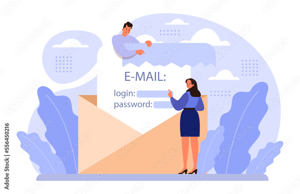 Poster data theft concept. cyber attack, hacker stealing personal data