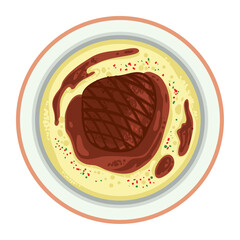 meat steak food