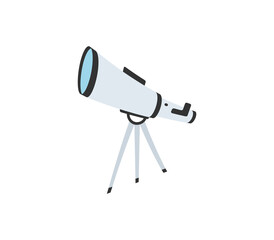 telescope isolated on white