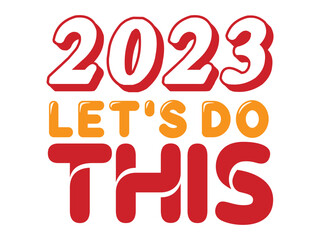 Happy New Year SVG Design 2023 and 2024