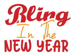 Happy New Year SVG Design 2023 and 2024